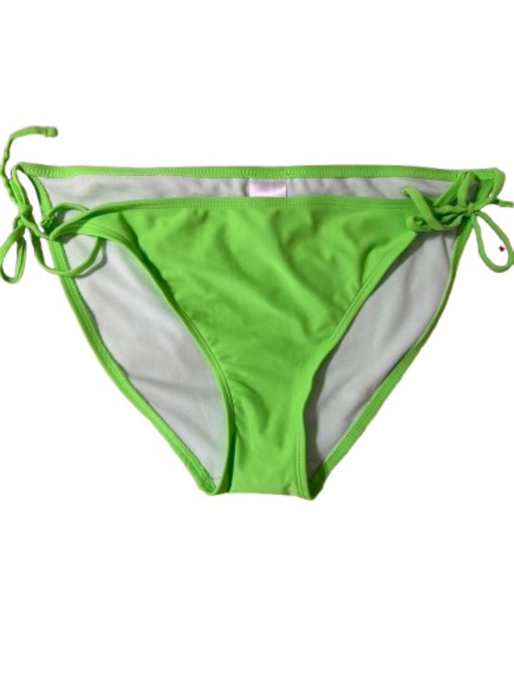Xhilaration Women’s Neon Lime Tie-Side Bikini Bottom NWT      Size XL